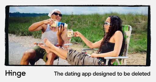 Hinge Dating App: Match & Date advertising creative