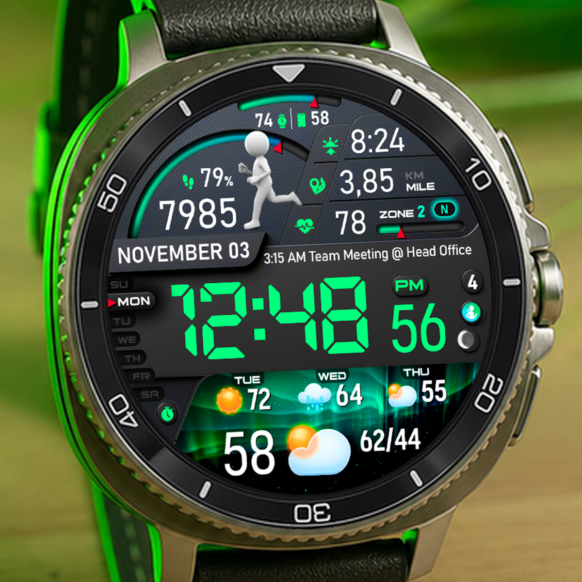 PER23 Digital Watch Face advertising creative