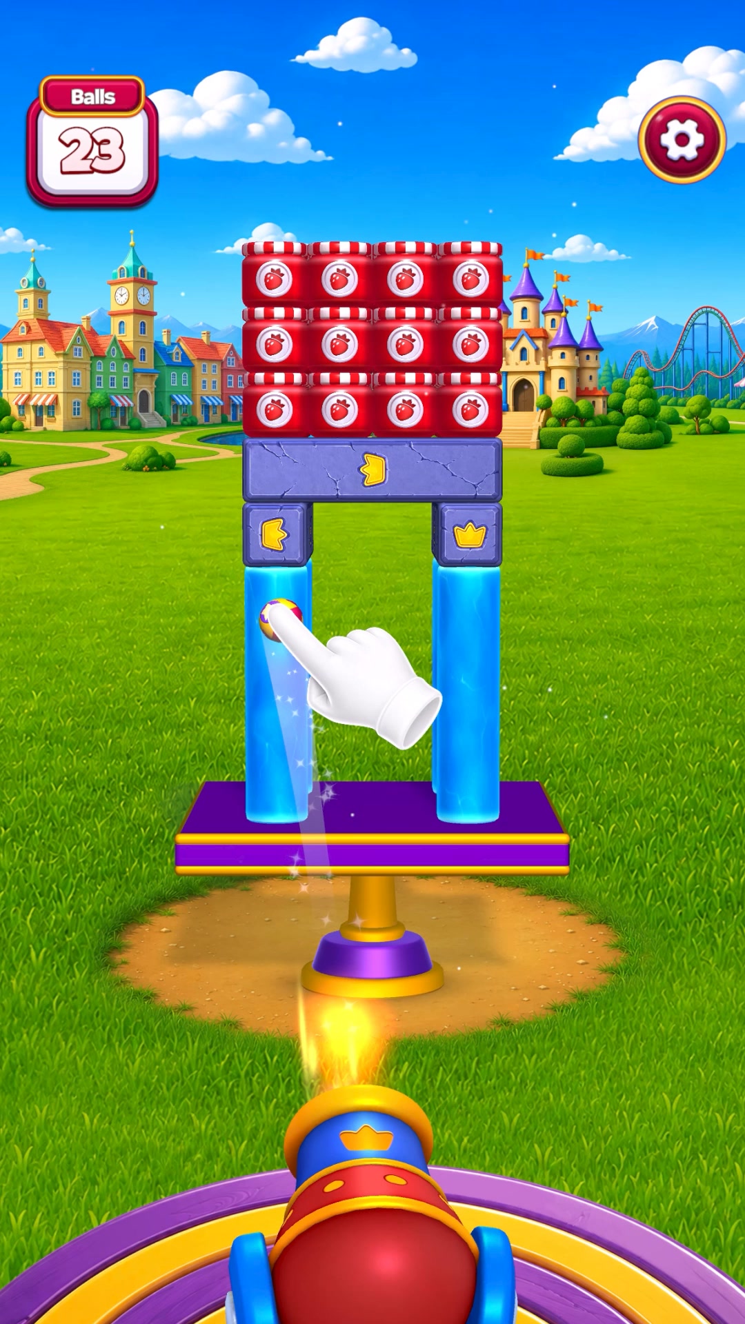 Royal Smash! - Physics Puzzle advertising creative