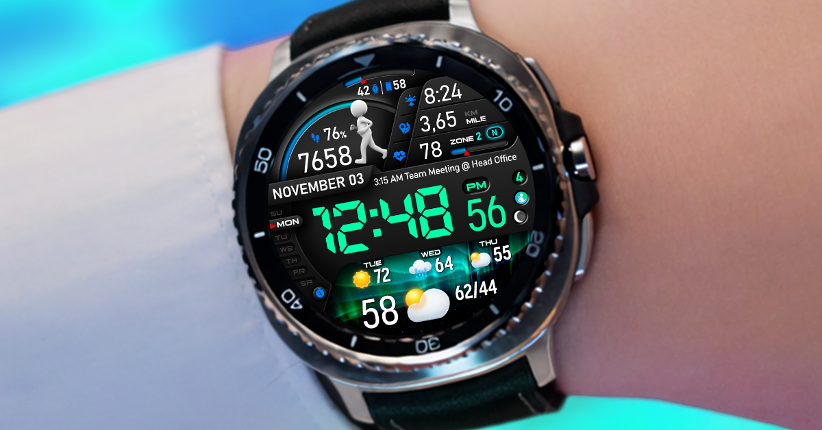 PER23 Digital Watch Face advertising creative