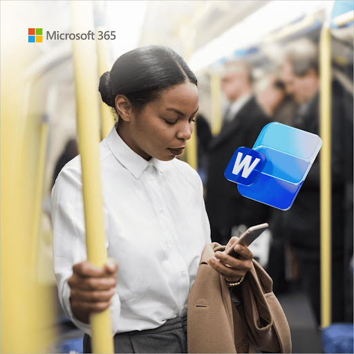 Microsoft Word: Edit Documents 广告素材