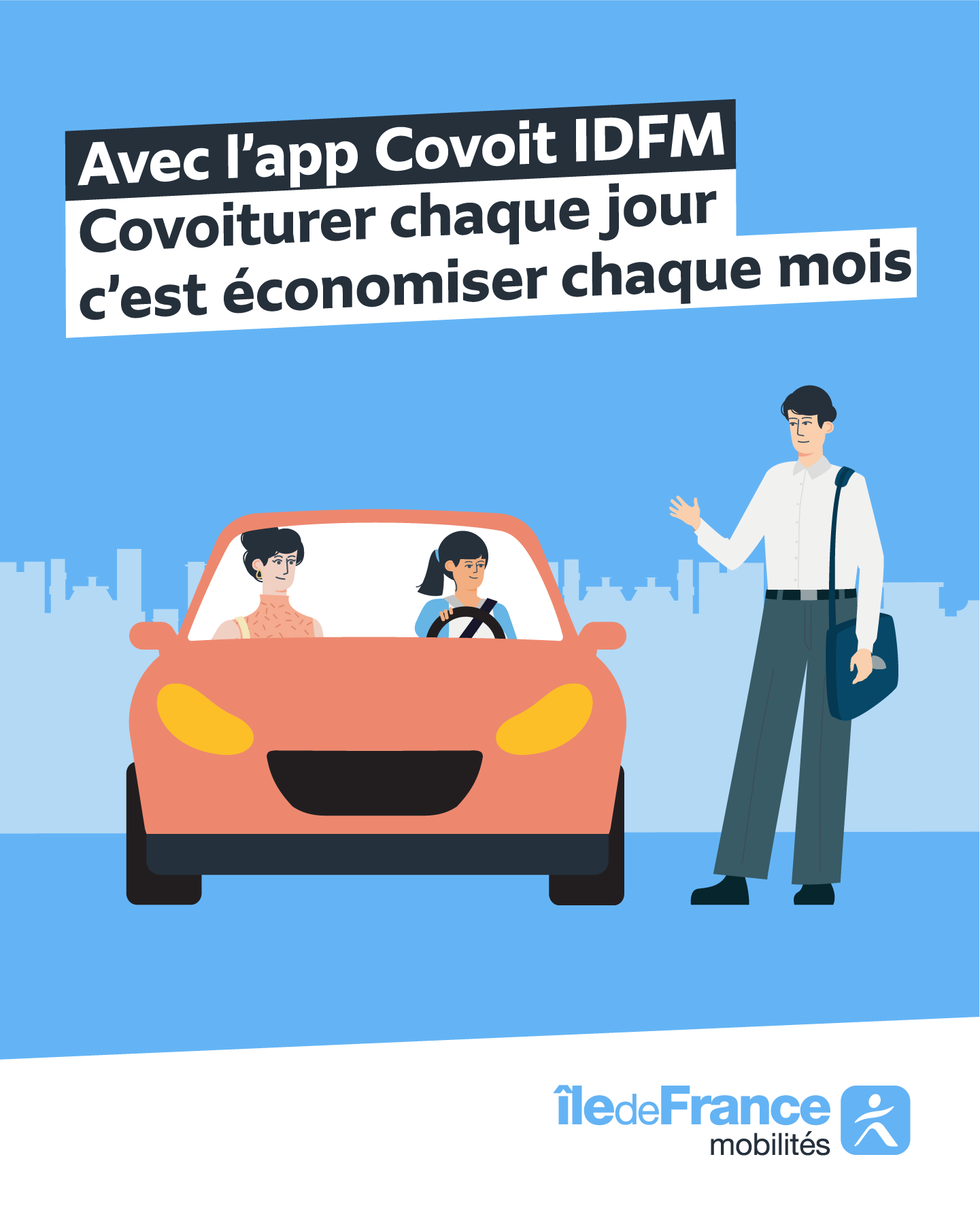 Île-de-France Mobilités advertising creative
