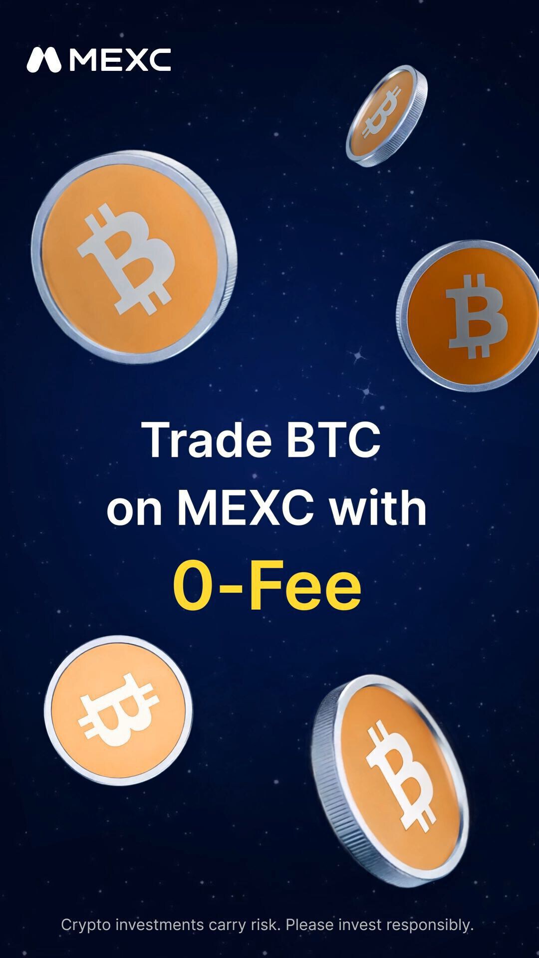 MEXC: Buy Bitcoin & Crypto ad creative