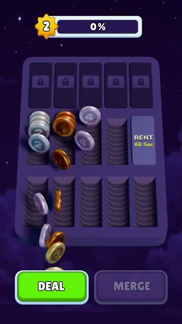 Pocket Sort: Coin Merge Puzzle advertising creative