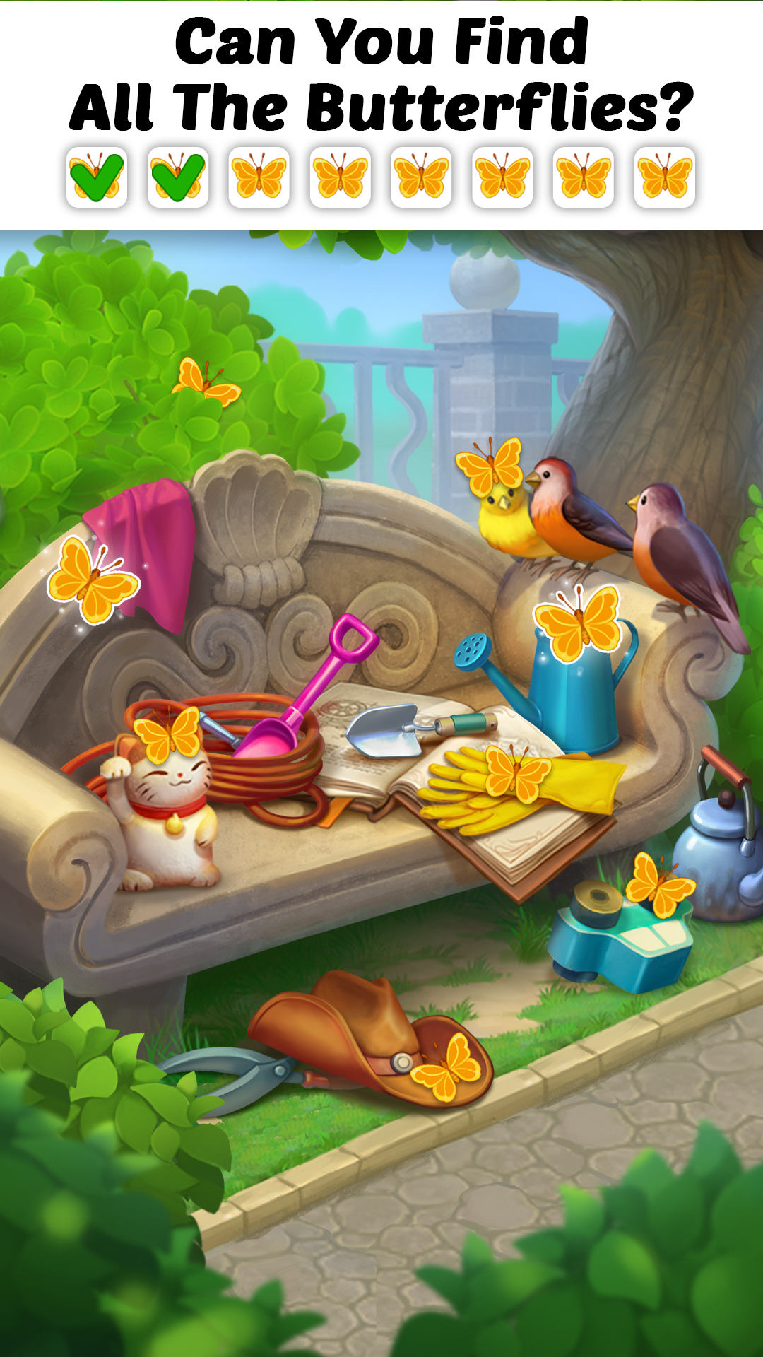 Gardenscapes 广告素材
