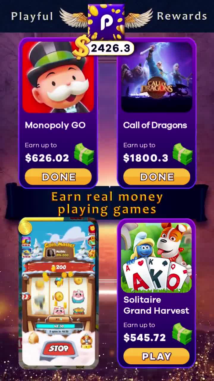 PLAYFUL REWARDS: Earn Rewards 广告素材