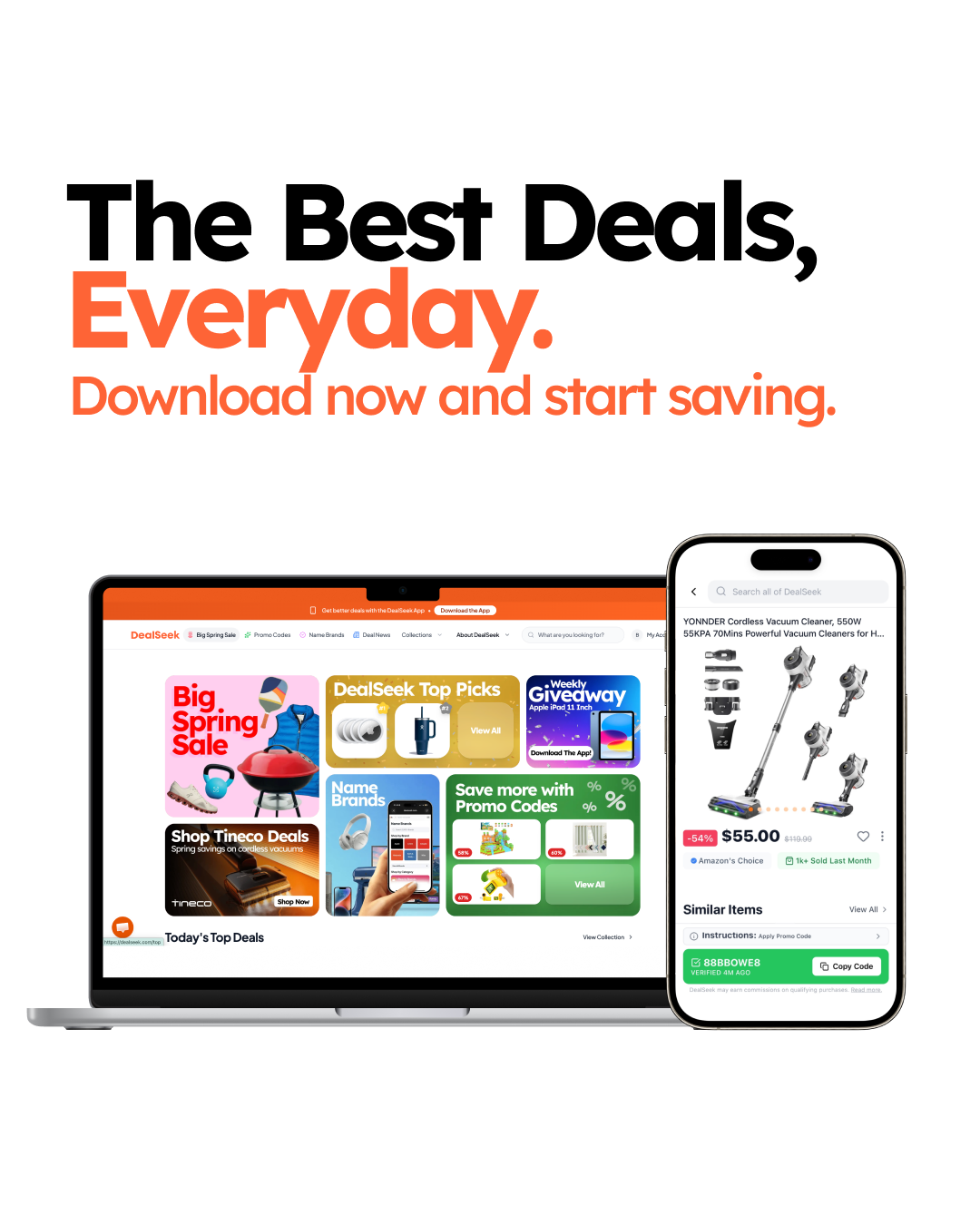DealSeek: Coupons & Discounts advertising creative