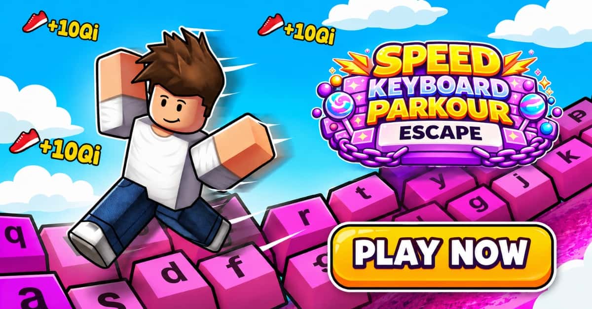 Keyboard Escape: Speed Parkour advertising creative