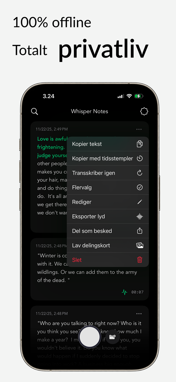 Whisper Notes - Speech to Text advertising creative 3