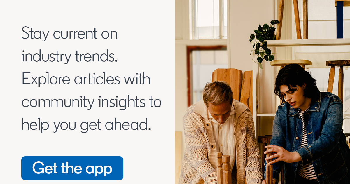 LinkedIn: Community & Network advertising creative
