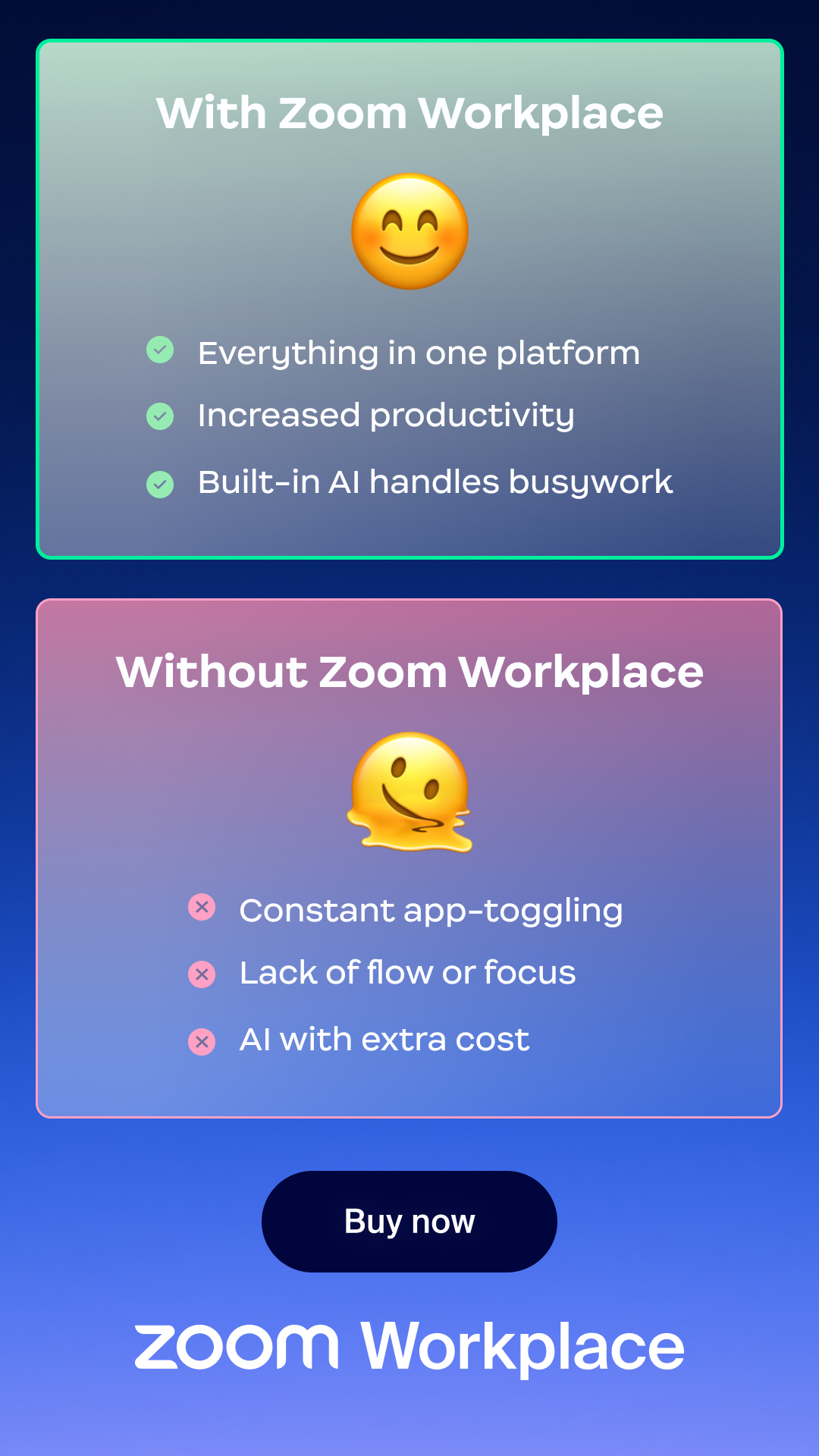 Zoom Workplace advertising creative