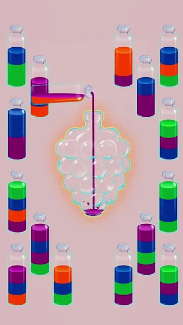Water Sort: Color Match 广告素材