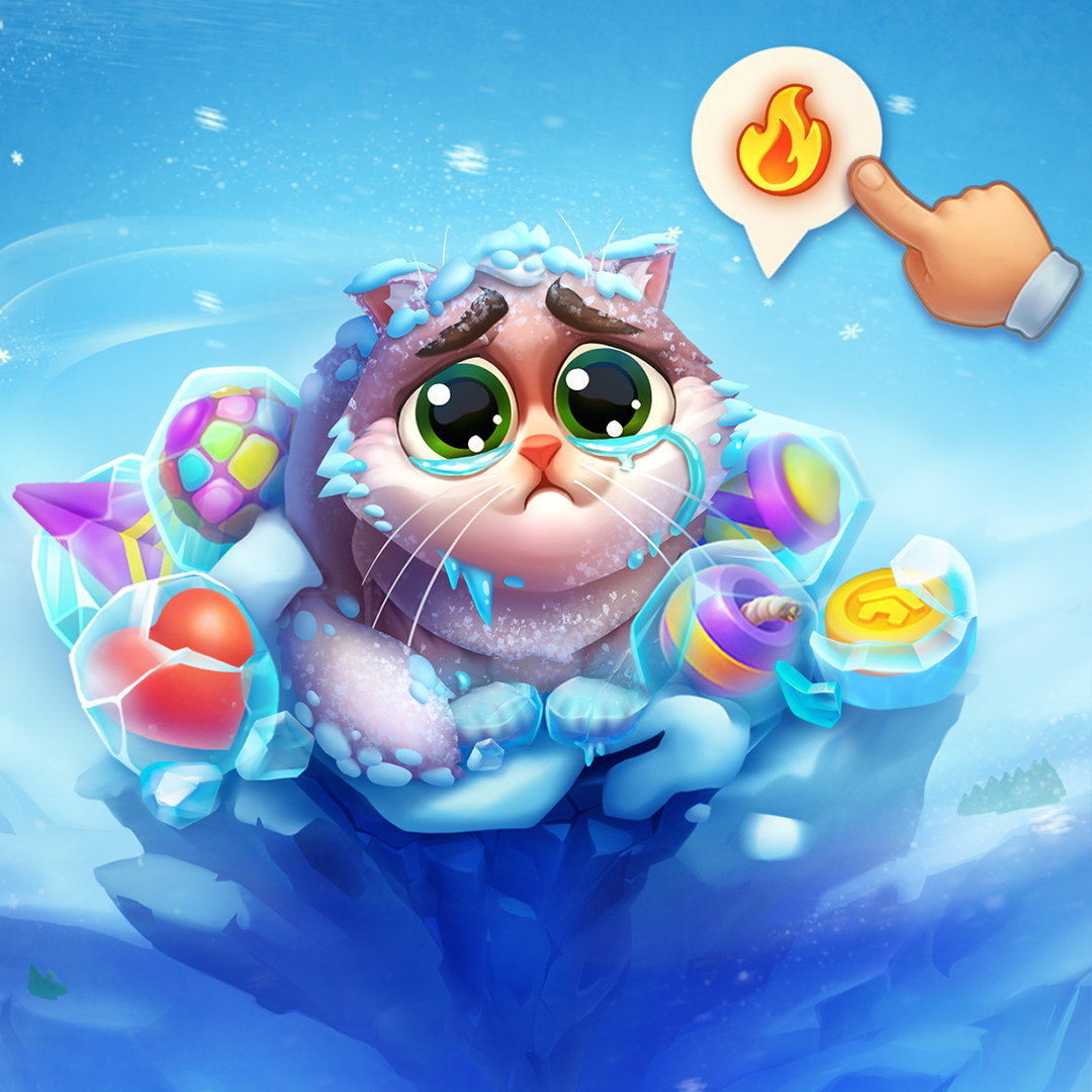 Homescapes: Match 3 Games advertising creative