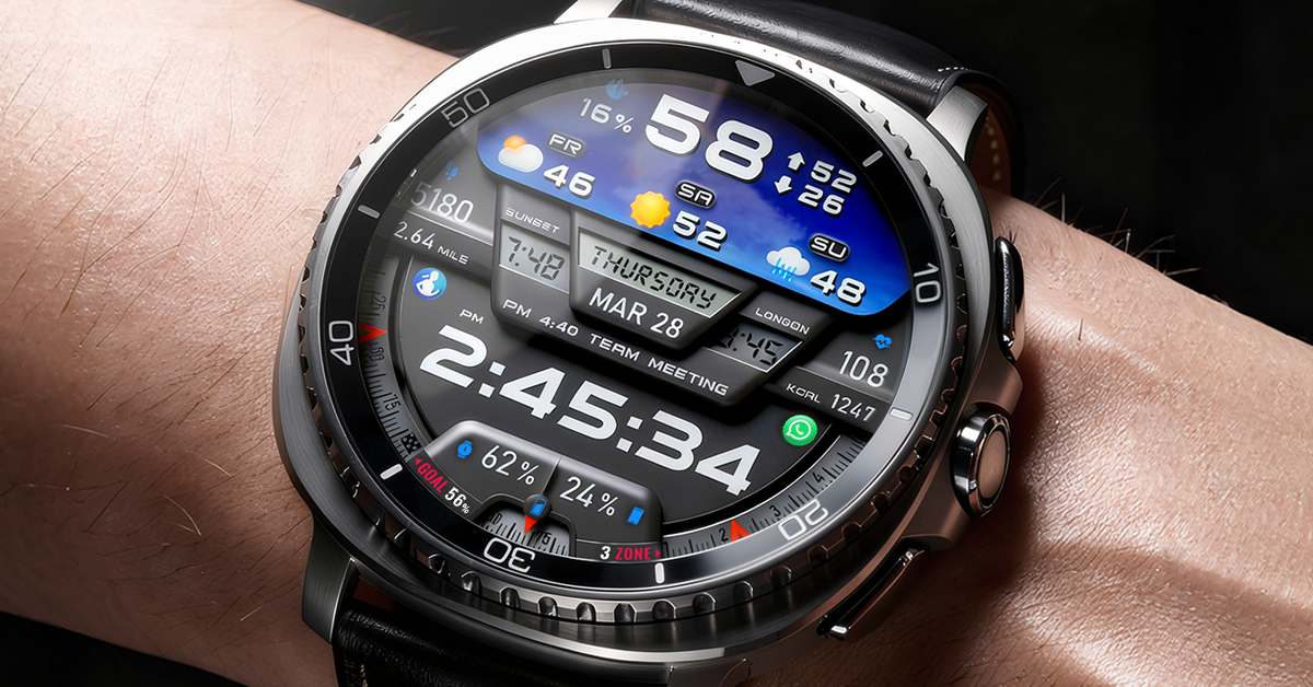 PER27 Digital Watch Face advertising creative