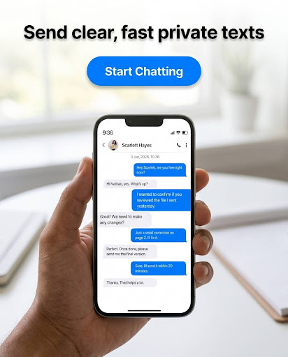 Messenger: SMS Home Launcher ad creative