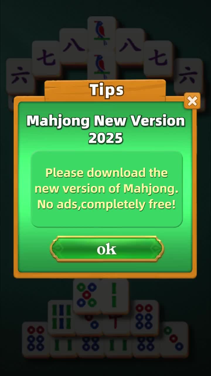 Tea Garden Mahjong Alarm 广告素材