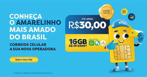 Correios Celular ad creative