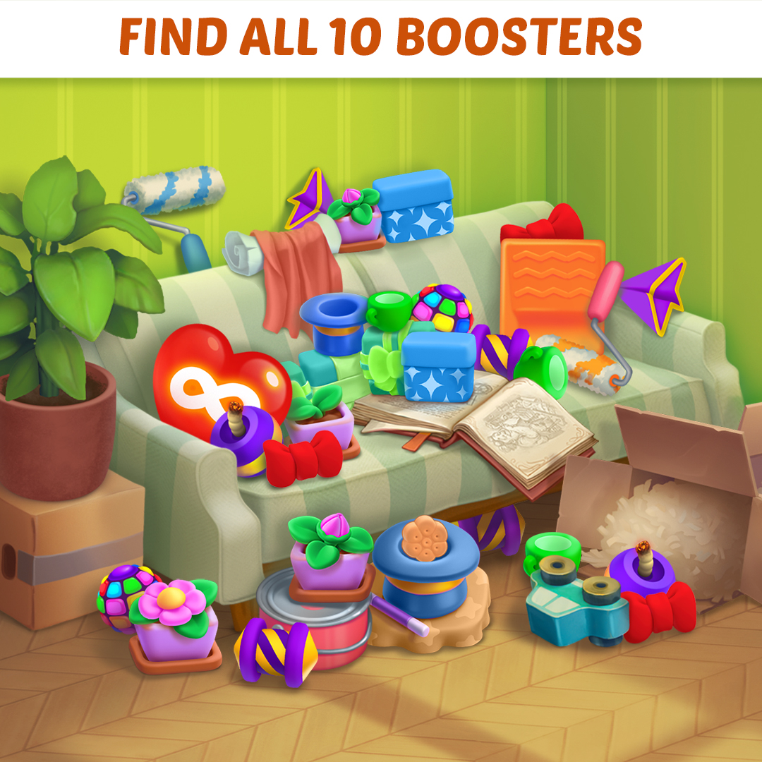 Homescapes: Match 3 Games advertising creative
