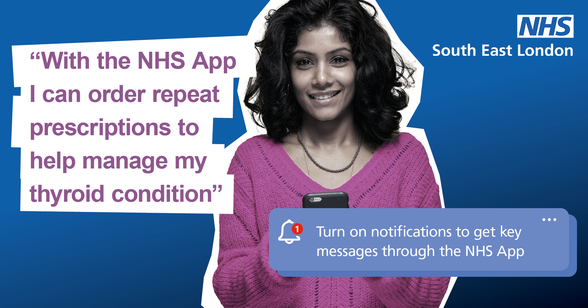 NHS App advertising creative
