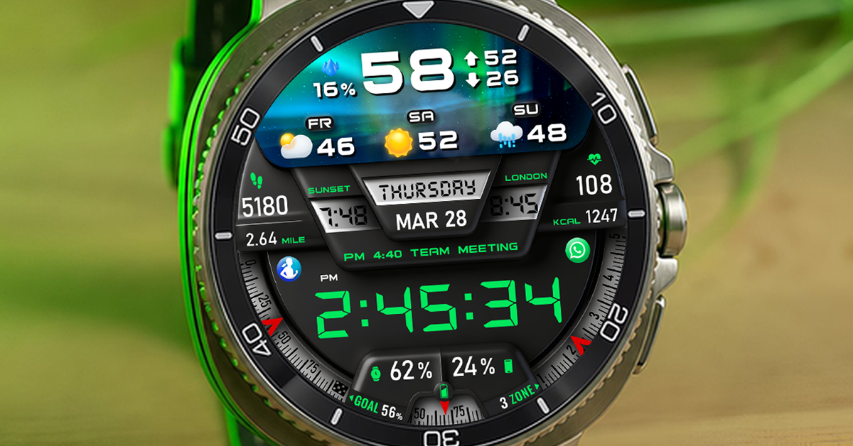 PER27 Digital Watch Face advertising creative