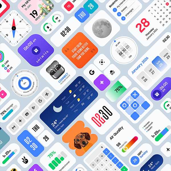 Galaxy Widgets: One UI 广告素材
