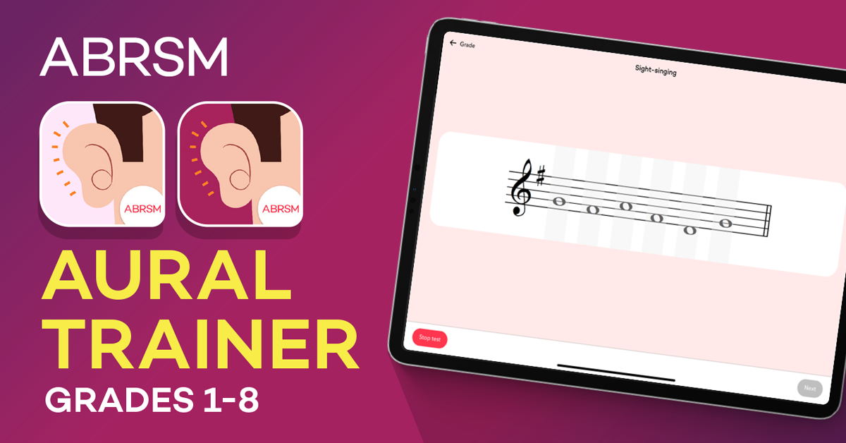 ABRSM Aural Trainer Grades 1-5 advertising creative