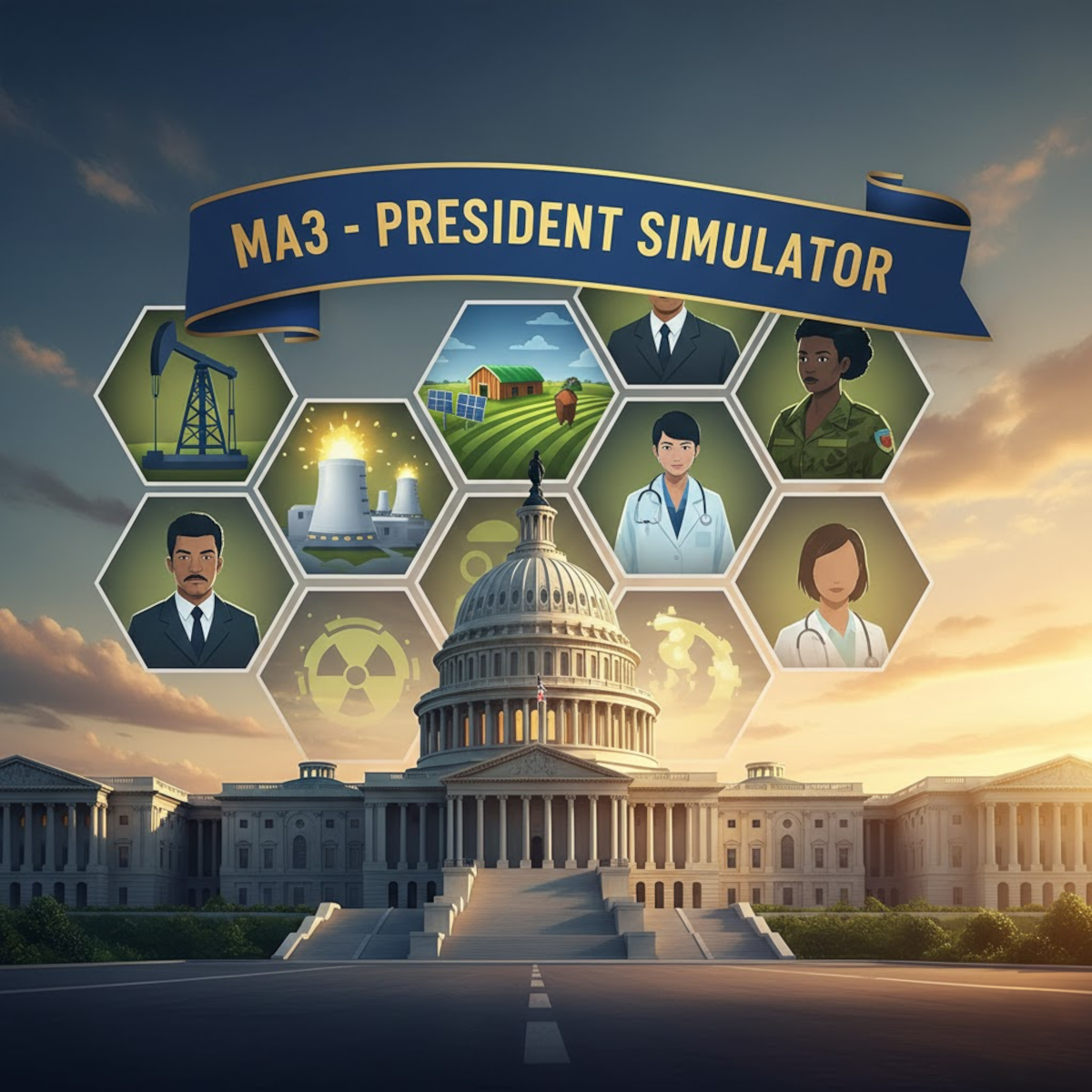 MA 3 – President Simulator PRO advertising creative