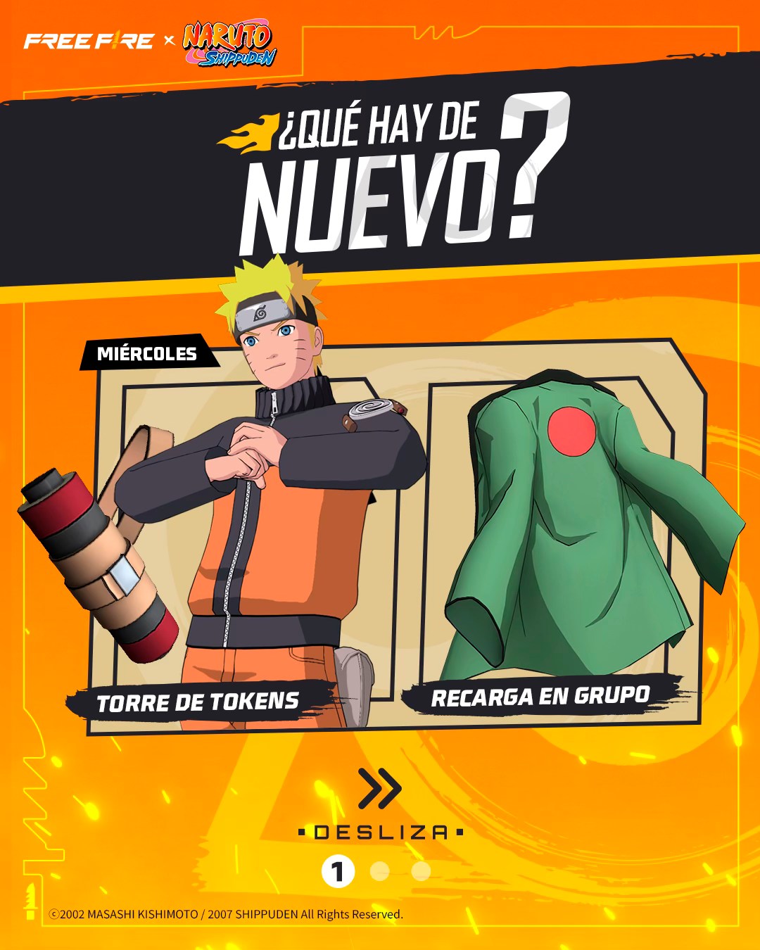 Free Fire x NARUTO SHIPPUDEN ad creative 3