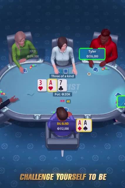 Texas Hold'em Poker: Pokerist 广告素材