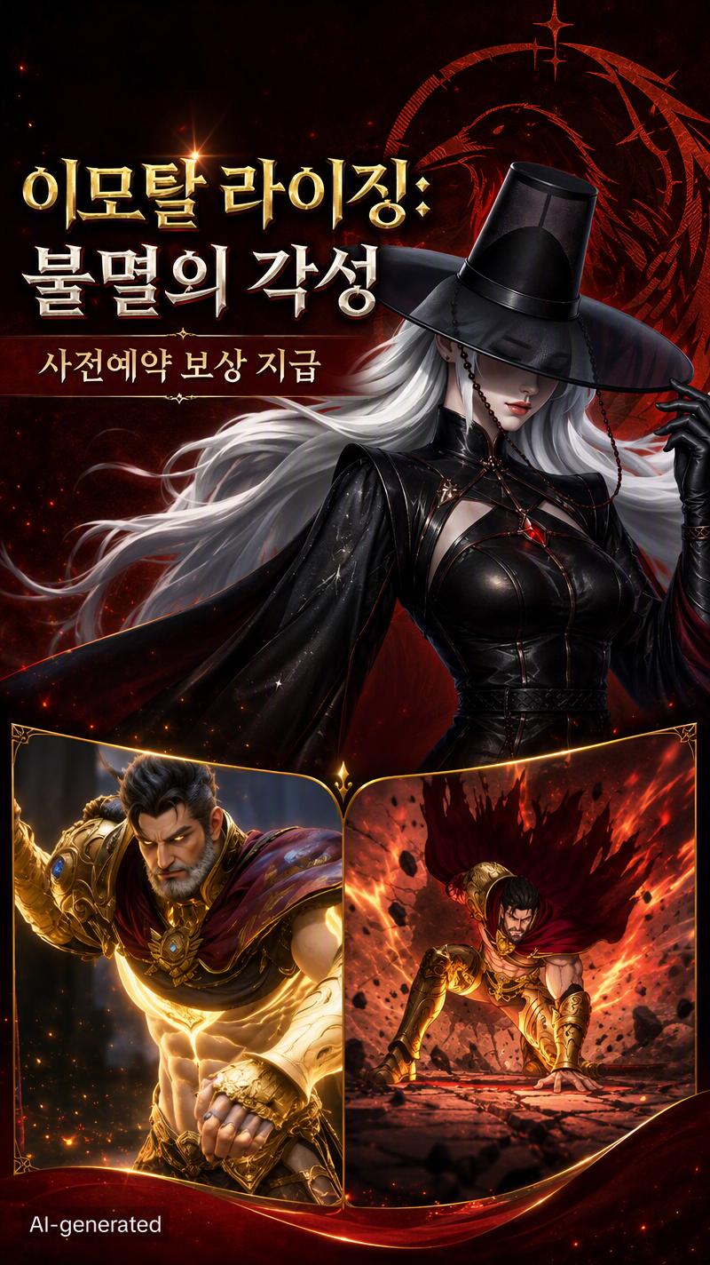 이모탈 라이징: 불멸의 각성 ad creative