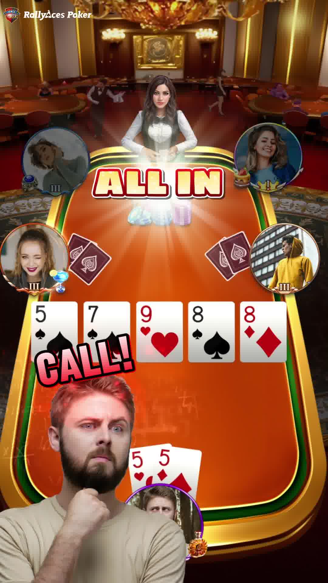 RallyAces Poker - Texas Holdem advertising creative