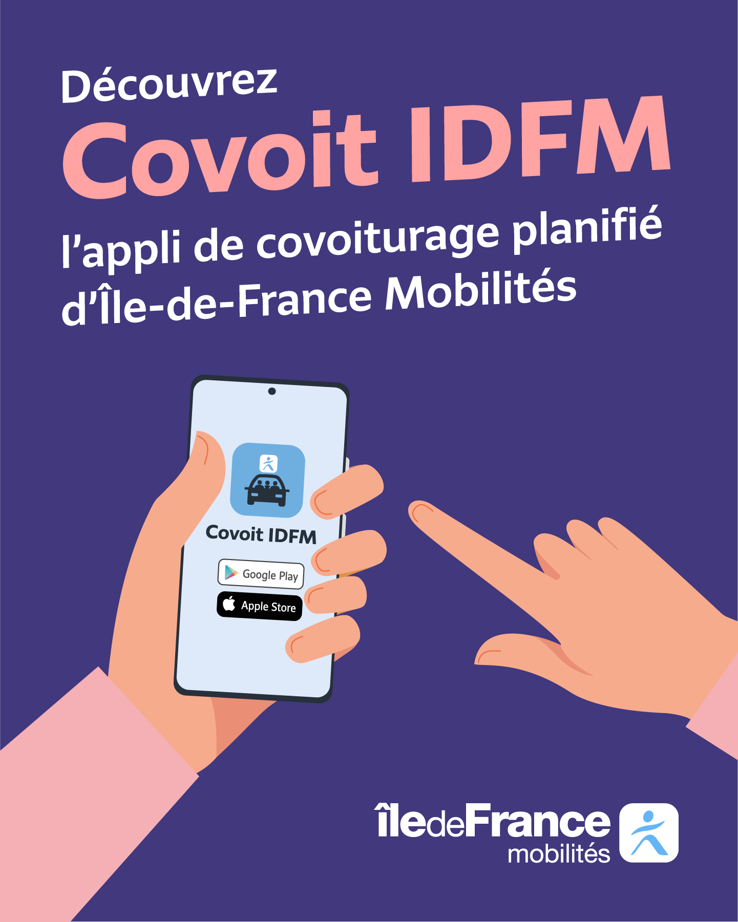 Île-de-France Mobilités advertising creative