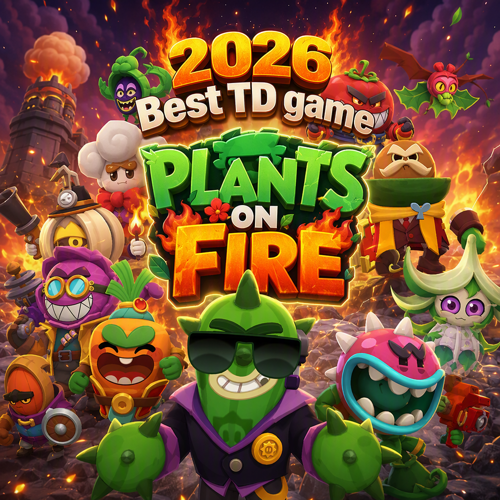 Plants on Fire: Clash & Defend 广告创意