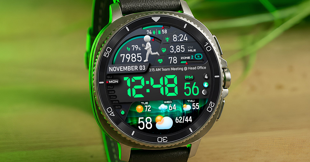 PER23 Digital Watch Face advertising creative