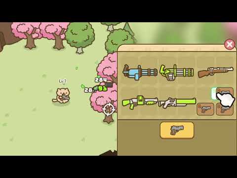 Idle Cat Gunner: Shooter RPG advertising creative