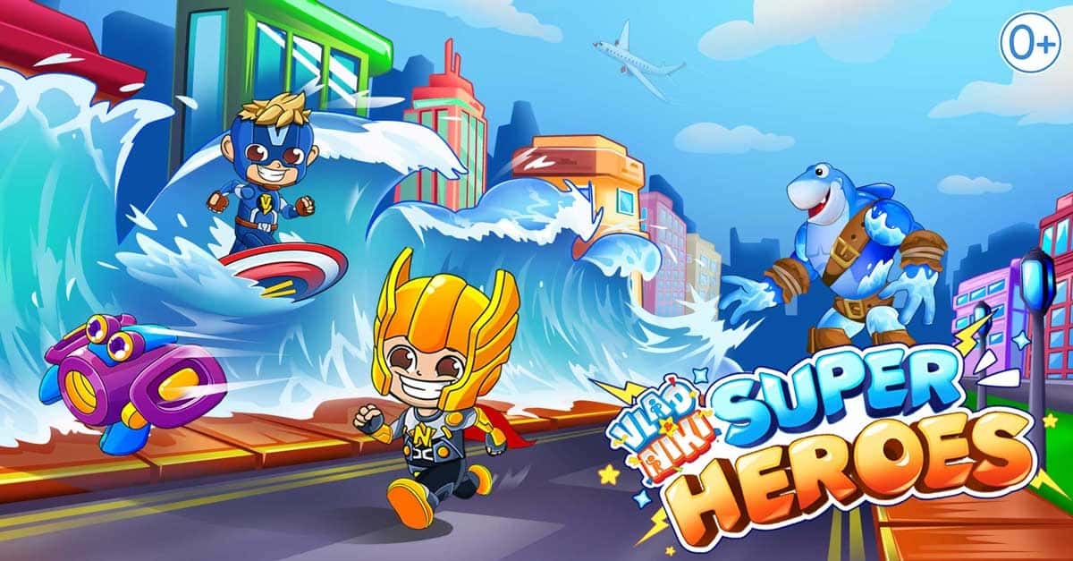 Vlad and Niki Superheroes 广告创意