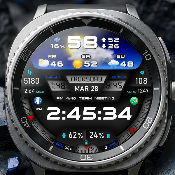 PER27 Digital Watch Face advertising creative